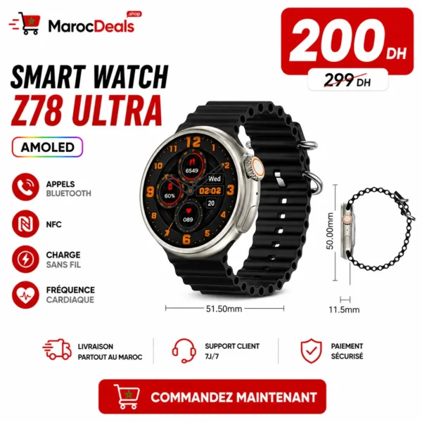 Smart Watch Z78 Ultra AMOLED